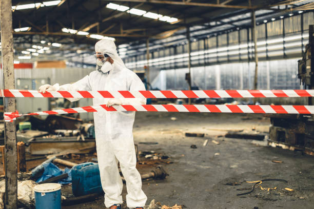 Professional Biohazard technician working in Dixon, MO